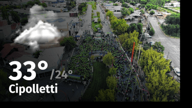 Clima de hoy, lunes 11 de diciembre de 2023, para la ciudad de Cipolletti