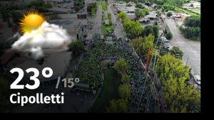 Clima de hoy, domingo 17 de diciembre de 2023, para la ciudad de Cipolletti