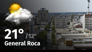 Clima de hoy, sábado 2 de diciembre de 2023, para la ciudad de General Roca