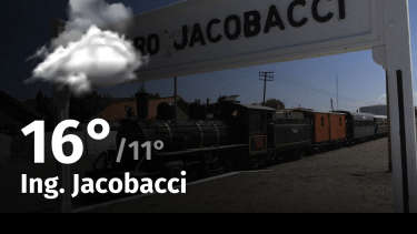 Clima de hoy, viernes 1 de diciembre de 2023, para la ciudad de Ing. Jacobacci