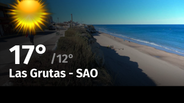 Clima de hoy, domingo 3 de diciembre de 2023, para la ciudad de Las Grutas – SAO