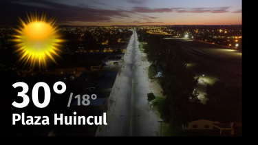 Clima de hoy, jueves 7 de diciembre de 2023, para la ciudad de Plaza Huincul