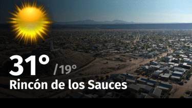 Clima de hoy, viernes 1 de diciembre de 2023, para la ciudad de Rincón de los Sauces