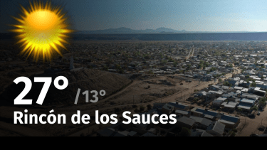 Clima de hoy, lunes 4 de diciembre de 2023, para la ciudad de Rincón de los Sauces