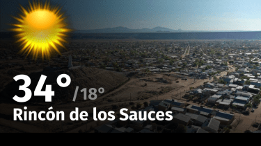 Clima de hoy, lunes 25 de diciembre de 2023, para la ciudad de Rincón de los Sauces