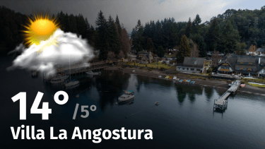 Clima de hoy, martes 19 de diciembre de 2023, para la ciudad de Villa La Angostura