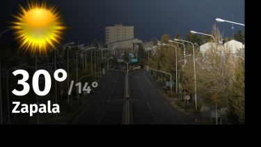 Clima de hoy, domingo 10 de diciembre de 2023, para la ciudad de Zapala