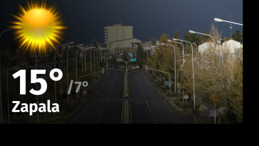 Clima de hoy, domingo 17 de diciembre de 2023, para la ciudad de Zapala