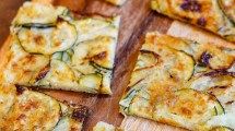 Imagen de Focaccia de zucchini, crocante y extra liviana
