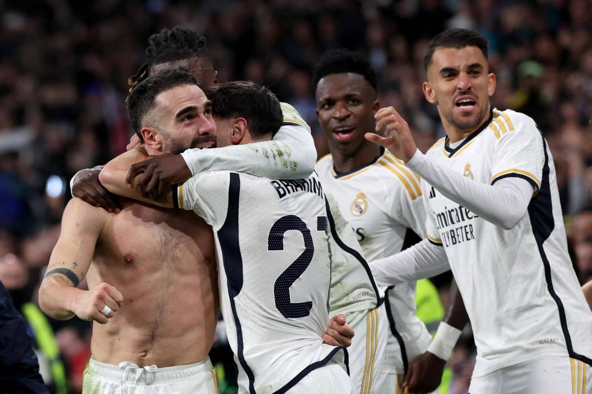 Real Madrid lo ganó en la última del partido.