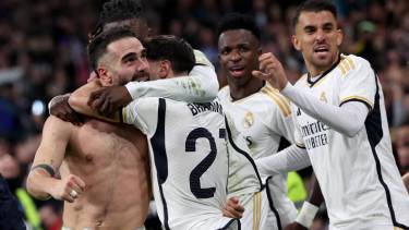 Real Madrid lo ganó en la última del partido.