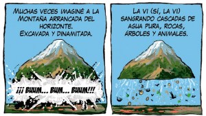 «La montaña», la nueva tira de Chelo Candia en el Voy