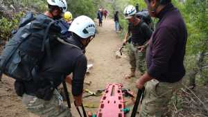 La Patrulla de Montaña realiza una intervención a diario en los senderos de El Bolsón