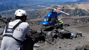 Rescataron a una pareja de Cutral Co en el volcán Lanín: cómo fue el intenso operativo