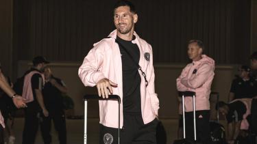 Messi vuelve jugar esta noche con el Inter Miami en El Salvador. Foto:X@InterMiamiCF.