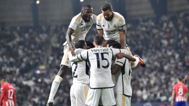 Real Madridvolvió a derrotar al Atlético en una nueva edición de uno de los clásicos de España. (AP Photo)