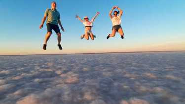 Salinas El Gualicho, uno de los lugares para descubrir, cerquita de Las Grutas