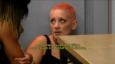 Juliana, La Furia y una conversación prohibida con Catalina. Por esa charla fue sancionada. 