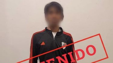 Detuvieron a Gonzalo Fabián Coña en Santa Cruz. Imagen difundida por Ministerio de Seguridad