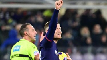 Beltrán anotó su sexto gol para el elenco de Florencia.