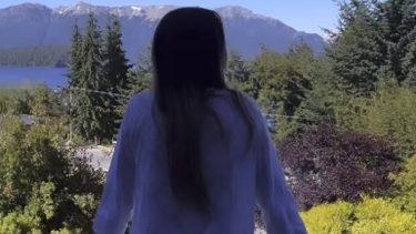 Gege Neumann estuvo en Villa La Angostura, Neuquén.-