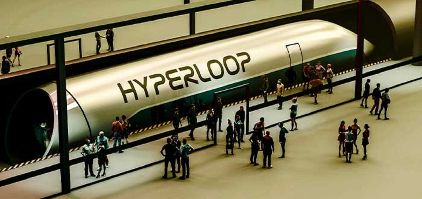 Hyperloop, el tren futurista de Elon Musk que por el momento no presenta novedades. 