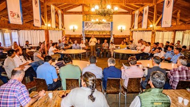 Imagen del encuentro que se desarrolló en el predio de la Sociedad Rural de Neuquén en Junín.