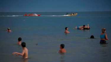 Una de las playas más lindas de la ría de San Antonio. En marzo será la fiesta de la marea