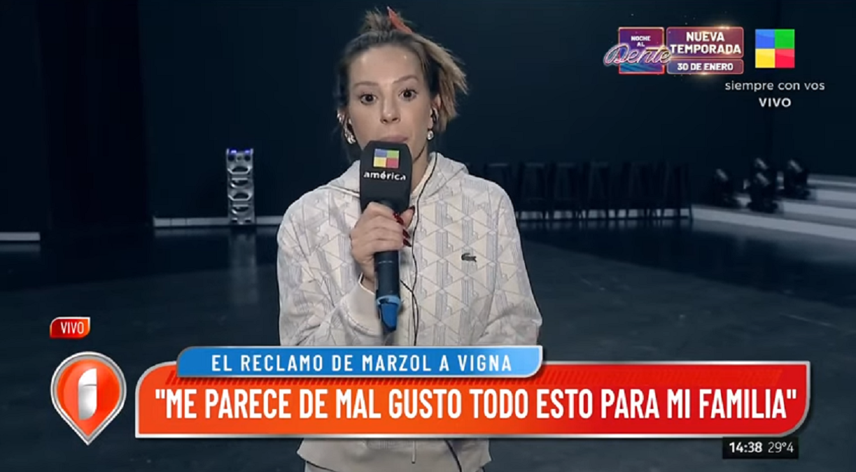 Noelia Marzol sigue furiosa por el comentario de Flor Vigna en el Bailando. 