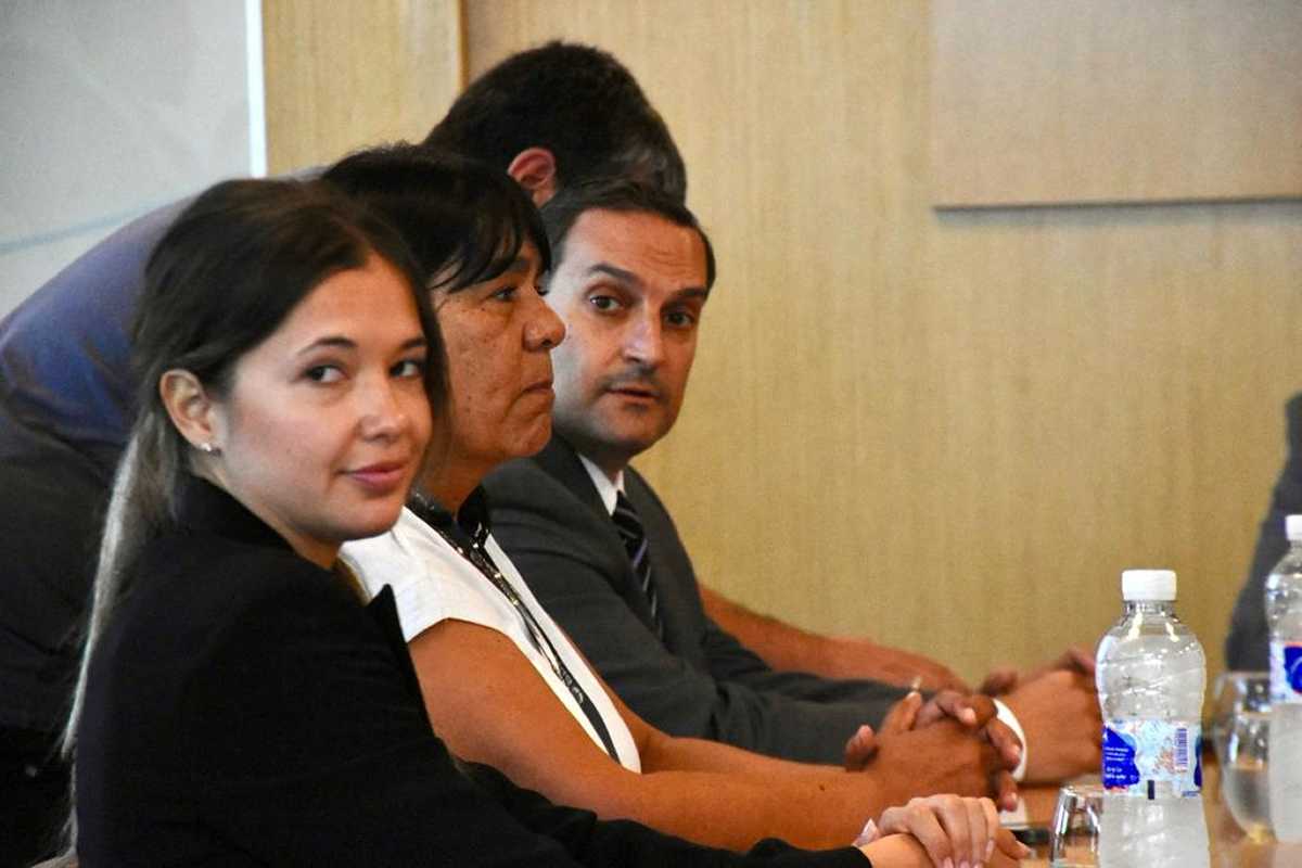 Camila Figueroa Vinassa, Ramona Parada Riquelme y Matías Nicolini integran la comisión fiscalizadora del Banco Provincia (Matías Subat)