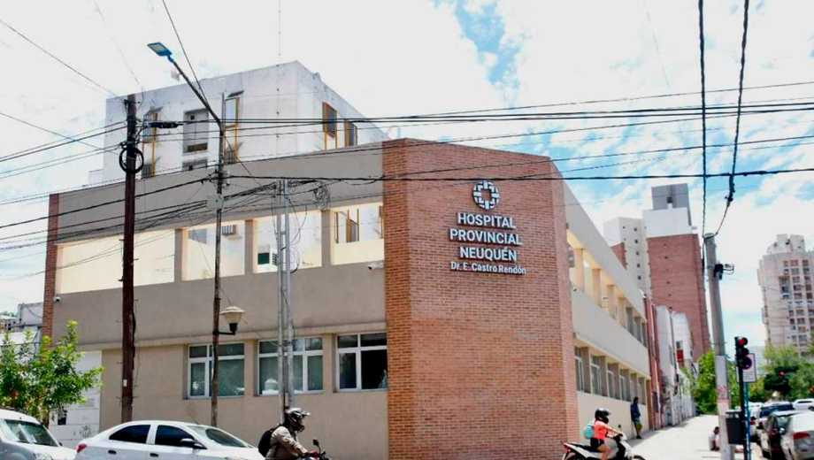 Hospital Castro Rendón de Neuquén. Foto: Archivo Matías Subat.
