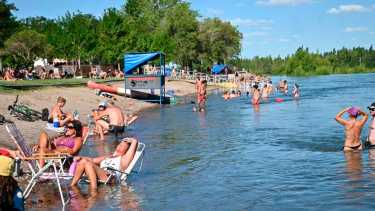 El limay, un recurso infalible para soportar el calor. (FOTO: Florencia Salto)