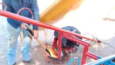 Son diferentes las plazoletas y plazas que son reparados. (Foto: gentileza)