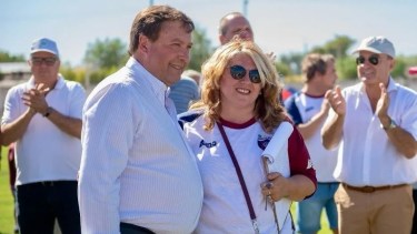 Tania Lastra, titular del Consejo de la Función Pública, marcó divisiones entre Weretilneck y Carreras.