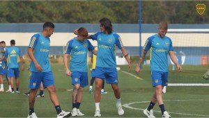 Con caras nuevas, arrancó la era de Diego Martínez en Boca: así fue el primer entrenamiento