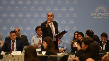 Los cruces y entredichos, presentes en el segundo día del plenario de comisiones. Foto: Gentileza Infobae. 