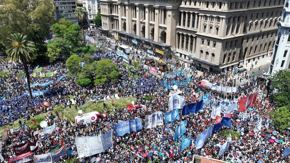 La marcha se realizó el 27 de diciembre. Foto Télam