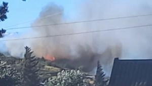 Video: megaoperativo para controlar el fuego en un incendio forestal de Bariloche