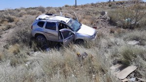 Un hombre fue hospitalizado tras chocar cerca del aeropuerto de Roca