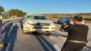 Choque en Vaca Muerta: ocurrió sobre Ruta 7 en cercanías al acceso Batería 3