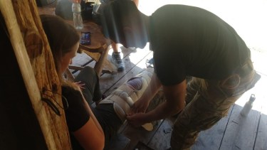 Rescatan a una joven herida en el Cajón del Azul, una de las atracciones naturales de El Bolsón