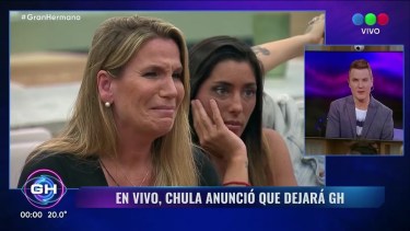 Carla anunció que se irá de la Casa de Gran Hermano.-