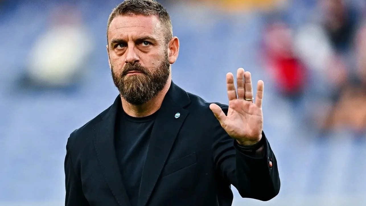 Daniele De Rossi es el nuevo entrenador de la Roma.