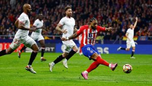 Con Correa, De Paul y Molina, Atlético Madrid derrotó a Sevilla y pasó a semis de Copa del Rey