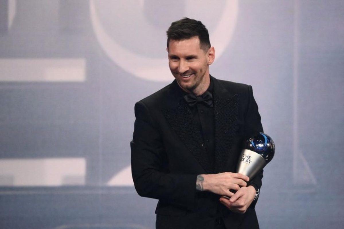 Messi obtuvo el premio The Best de FIFA por tercera vez.