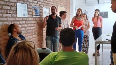 Hoy se presentó el nuevo equipo de conducción en el hospital (Fotos: gentileza)
