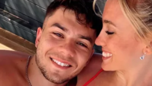 La periodista Morena Beltrán y futbolista Lucas Blondel confirmaron su romance