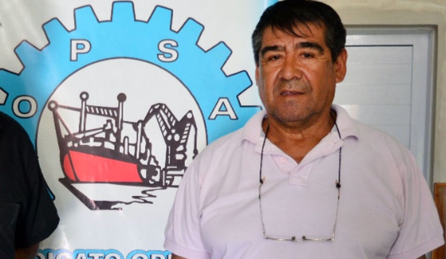 Julio Cullumilla era el secretario general del Sindicato de Obreros Portuarios de San Antonio Oeste (Sopsao)