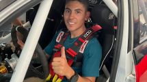 Imagen de Rally Argentino: Nicolás González, de Neuquén, trabaja para el estreno