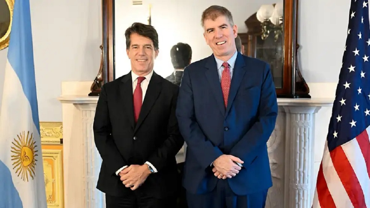 Nicolás Posse en Washington: reunión clave con funcionarios del Tesoro de Estados Unidos. Foto Presidencia.